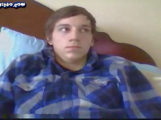 Shy Twink whit phallus and Ball Jerking on Cam