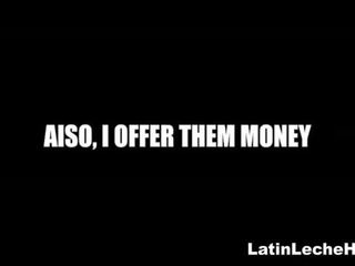 Heterofil unge latino twink knullet til kontanter