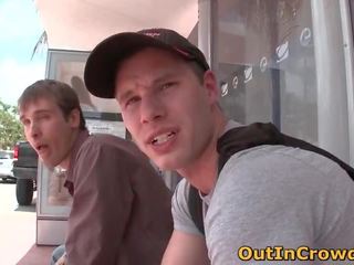 Youthful chaps Having Faggot xxx clip Inside A Bus