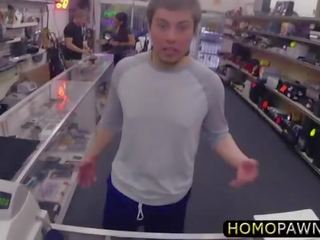 College guy ass holed in the shop