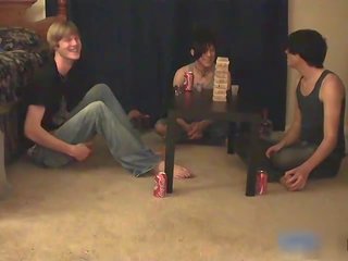 Gorgeous bewitching Legal Age Teenagers Having A Gay Game Party