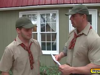 Gay scouts loves member and anal fuck