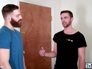 Hairy dudes encounters rough gay x rated video