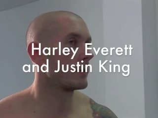 Harley everett و جوستين ملك