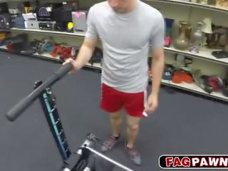 This fellow went to pawn his training gear