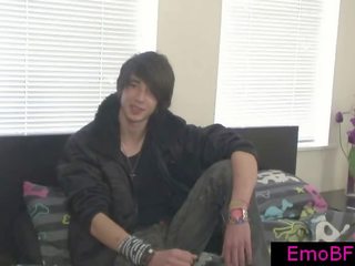 Amazingly pretty Legal Age Teenagerage Homosexual Emo Introduction show