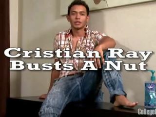College Mates CrisTian Ray Busts A Nut